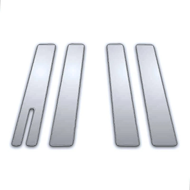 4Pc Chrome Pillar Post Covers for Lincoln Aviator (2004–2009)