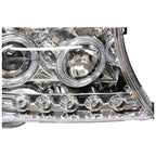 Angel-eye Projector LED Chrome Headlights for Landcruiser 200 Series(2007–2015)