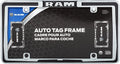 Metal License Plate Frame for RAM (042578)