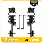 Set of 4 Complete Struts and Sway Bar Links for Nissan Sentra (2007–2012)