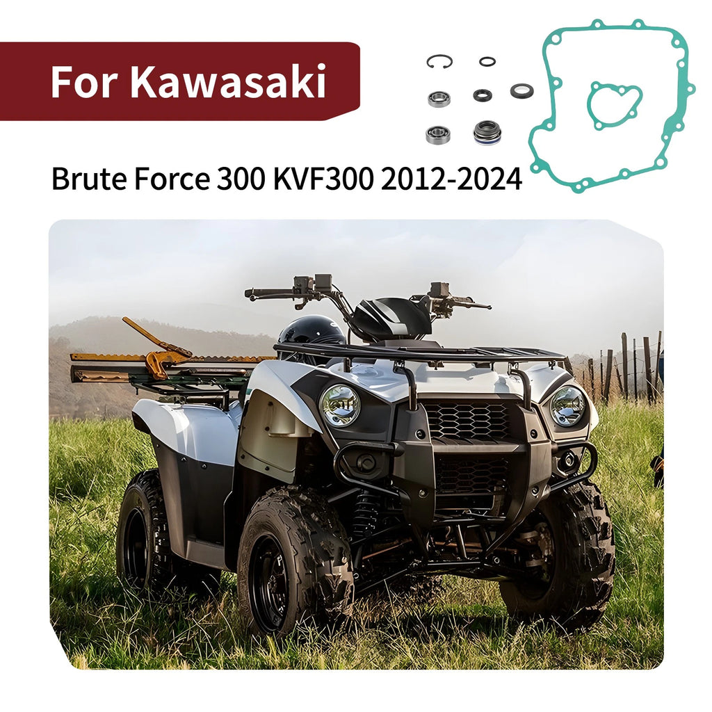 Water Pump Gasket Bearing Seal Kit for Kawasaki Brute Force 300 (2012–2024)