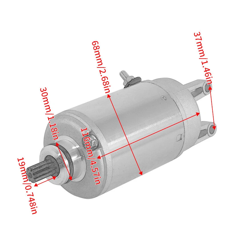Starter Motor for Kawasaki ZX1200 Ninja ZX-12R (2000–2006) 21163-1302