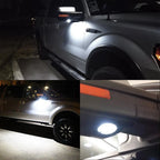 Set of 2 6000K LED Side Mirror Puddle Lights for Ford Explorer Expedition (2011–2023)