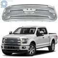 Front Bumper Grille for Ford F-150 (2015–2017) Chrome