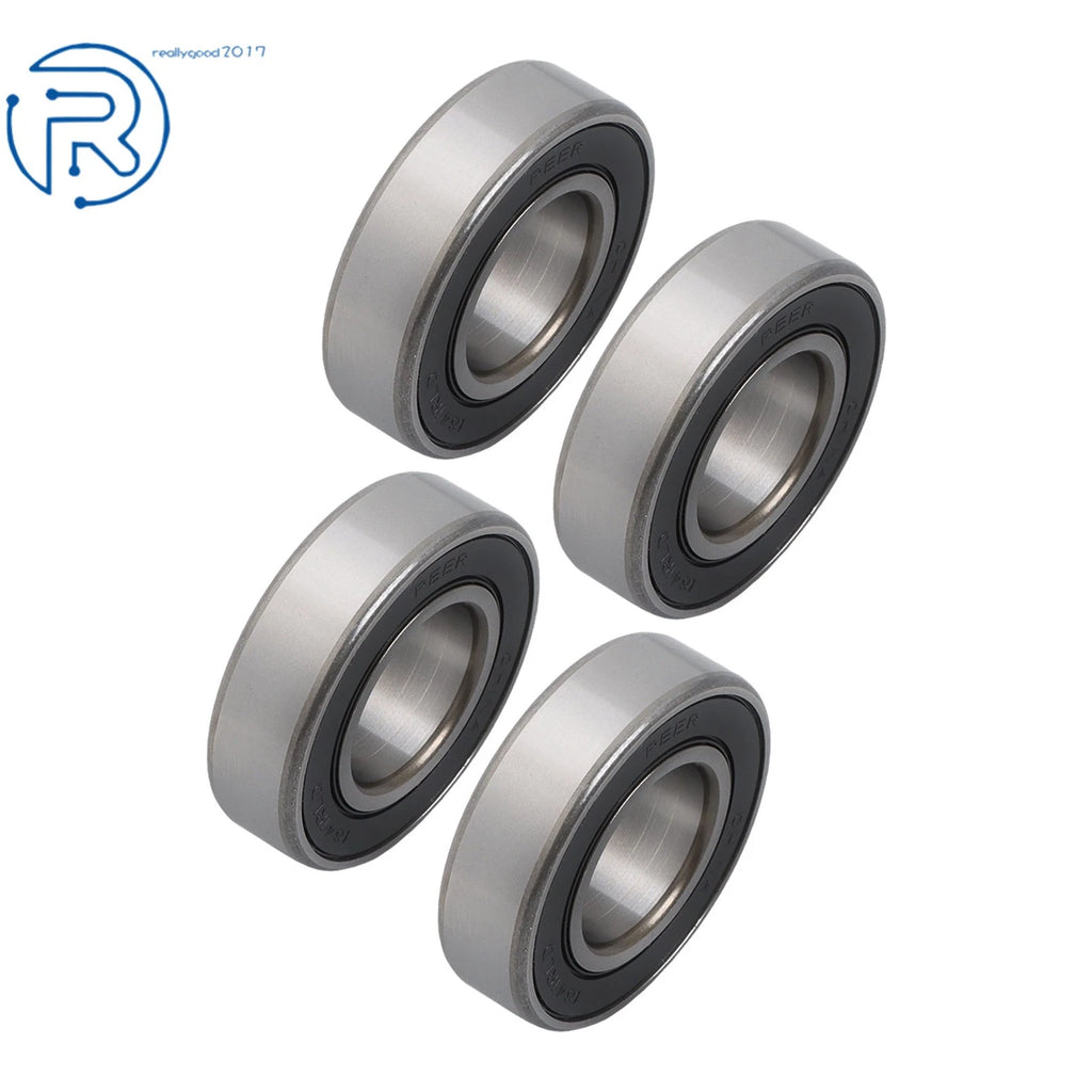 Set of 4 Ball Bearings 1641-2RS for Various Applications (1x2x9/16")