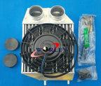5" Side Mount Intercooler + Fan for Renault 5 R5 GT Turbo (1985-1985)