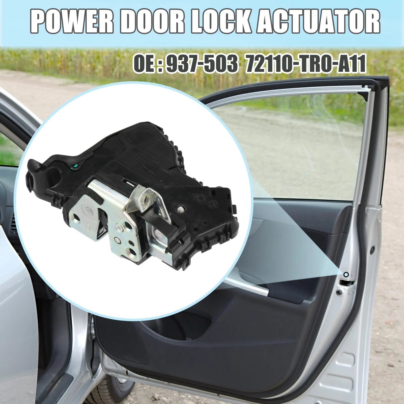 Power Door Lock Actuator for Honda Civic (2012–2015), MDX, RDX (2013–2019)