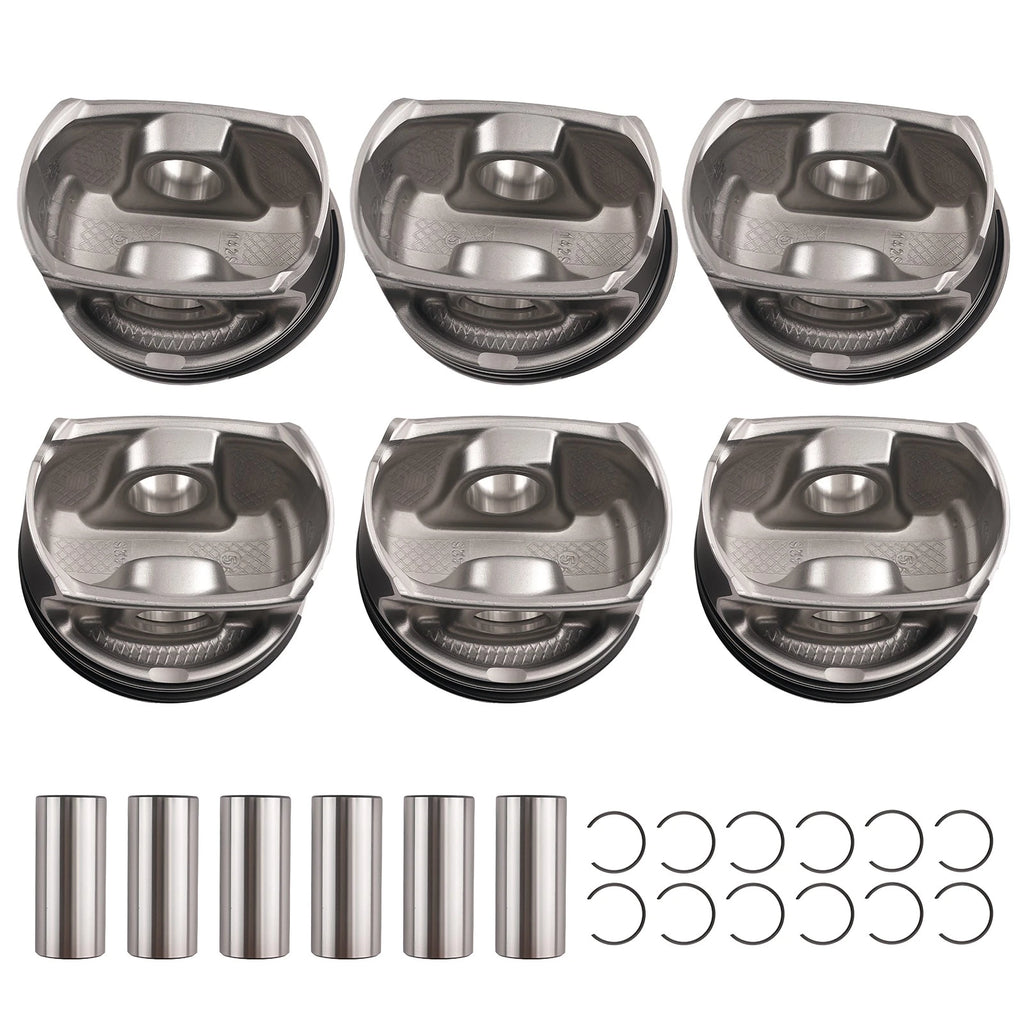 3.6L Engine Pistons and Rings Kit for GMC Acadia Chevy Traverse (2009–2015)