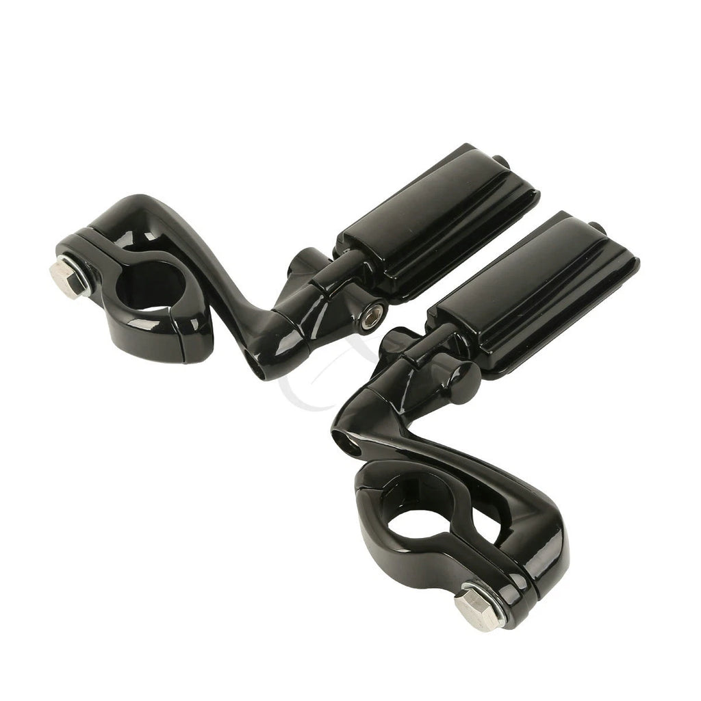 32mm Engine Guard Highway Foot Pegs for Adjustable Male Mount Kit (360°)