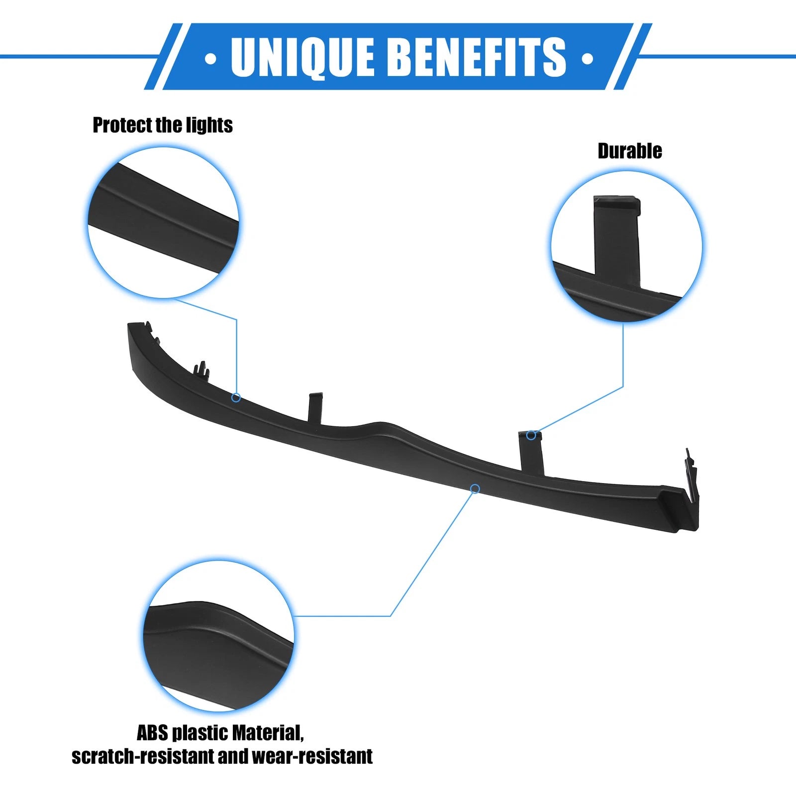 1 Pair Lower Grille Headlight Trim Panel for BMW 330xi (2006–2006)
