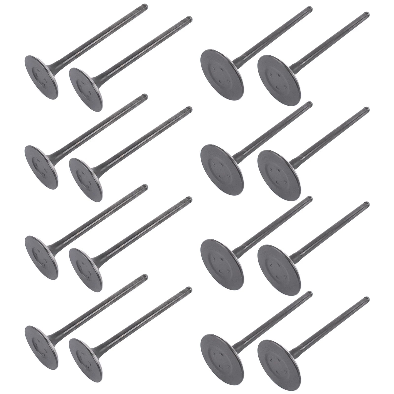 8pcs Intake + Exhaust Valves for Scion tC xB, Toyota RAV4, Matrix, Camry (2001–2015)