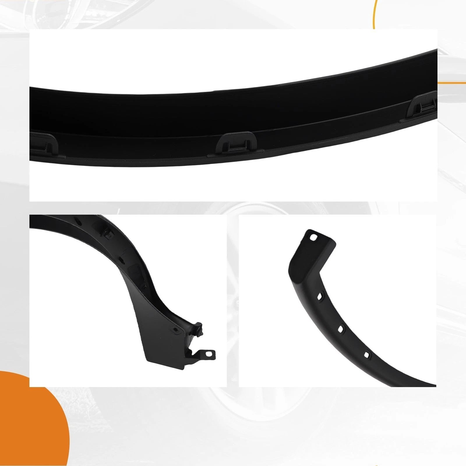 Driver Rear Wheel Arch Trim for Nissan Murano (2015–2022) 768575AA0A Black