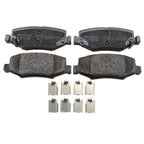 Set of 4 TRW Pro Rear Ceramic Brake Pads for Dodge Nitro Jeep Liberty Wrangler JK (2007–2018)