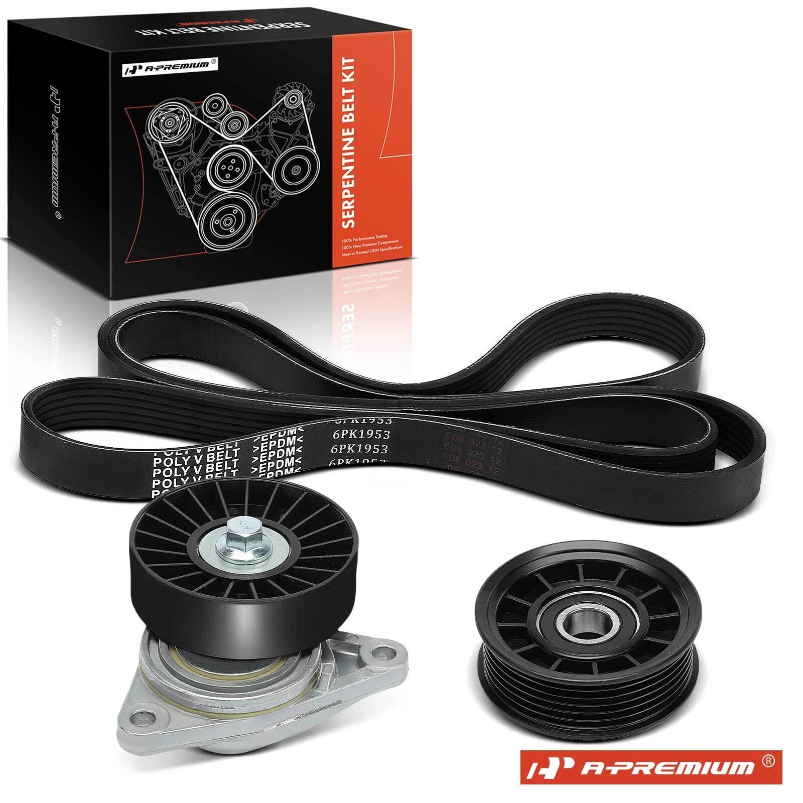 3x Serpentine Belt Drive Component Kit for Camaro (1993–1995)
