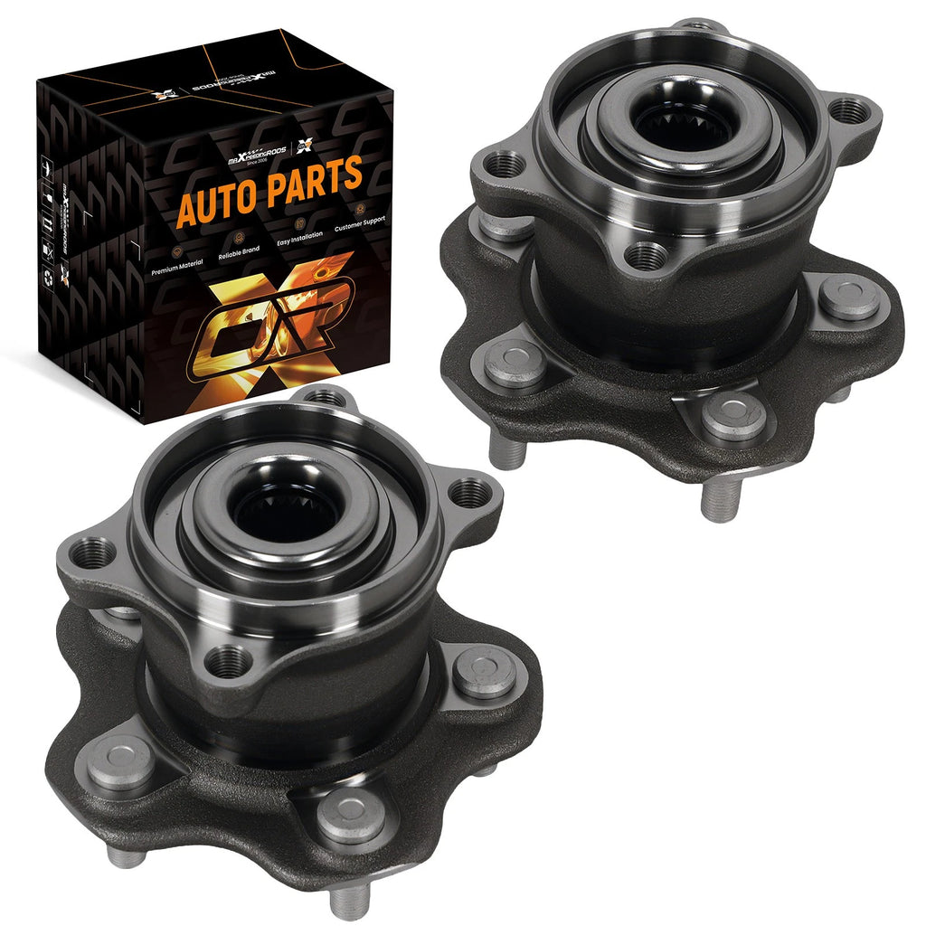 2pc Rear Wheel Bearing Hub for Nissan Juke AWD (2011–2017) Rogue (2008–2020) HA480564