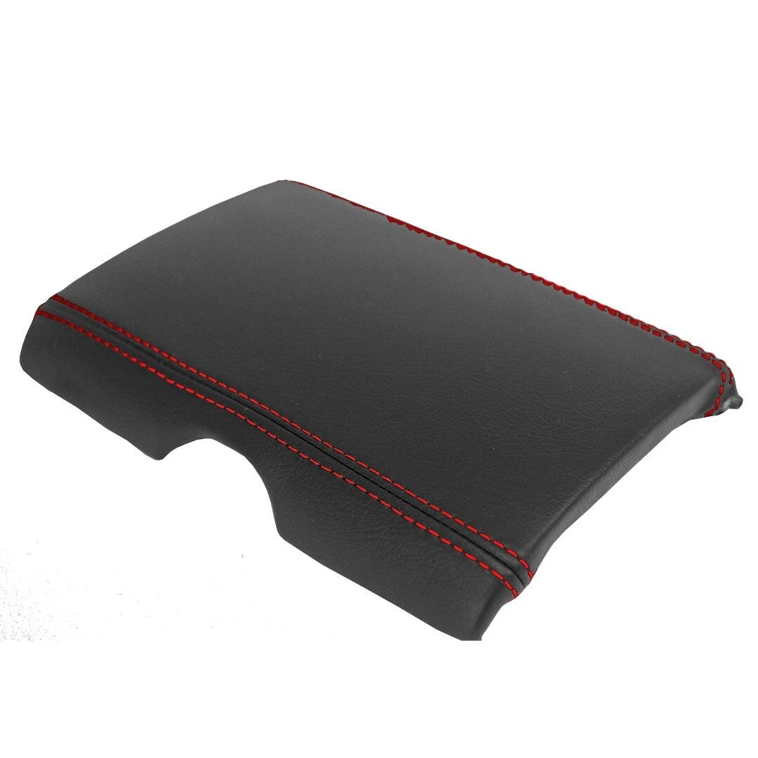 Console Lid Armrest Cover for Mazda Miata MX5 (1999–2005) Red Stitch