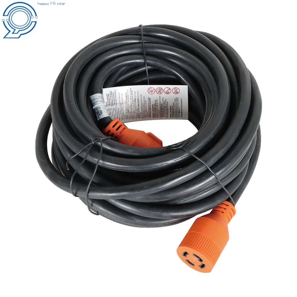 30 Amp Generator Extension Cable NEMA L14-30 50 Feet 10 Gauge