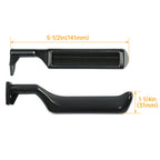 Set of 2 Black Metal Interior Door Handles for Ford F150 F250 F350 Bronco (1987–1996)