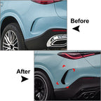 Rear Bumper Side Air Vent Spoiler for Mercedes Benz GLC Class Coupe (2023–2023)