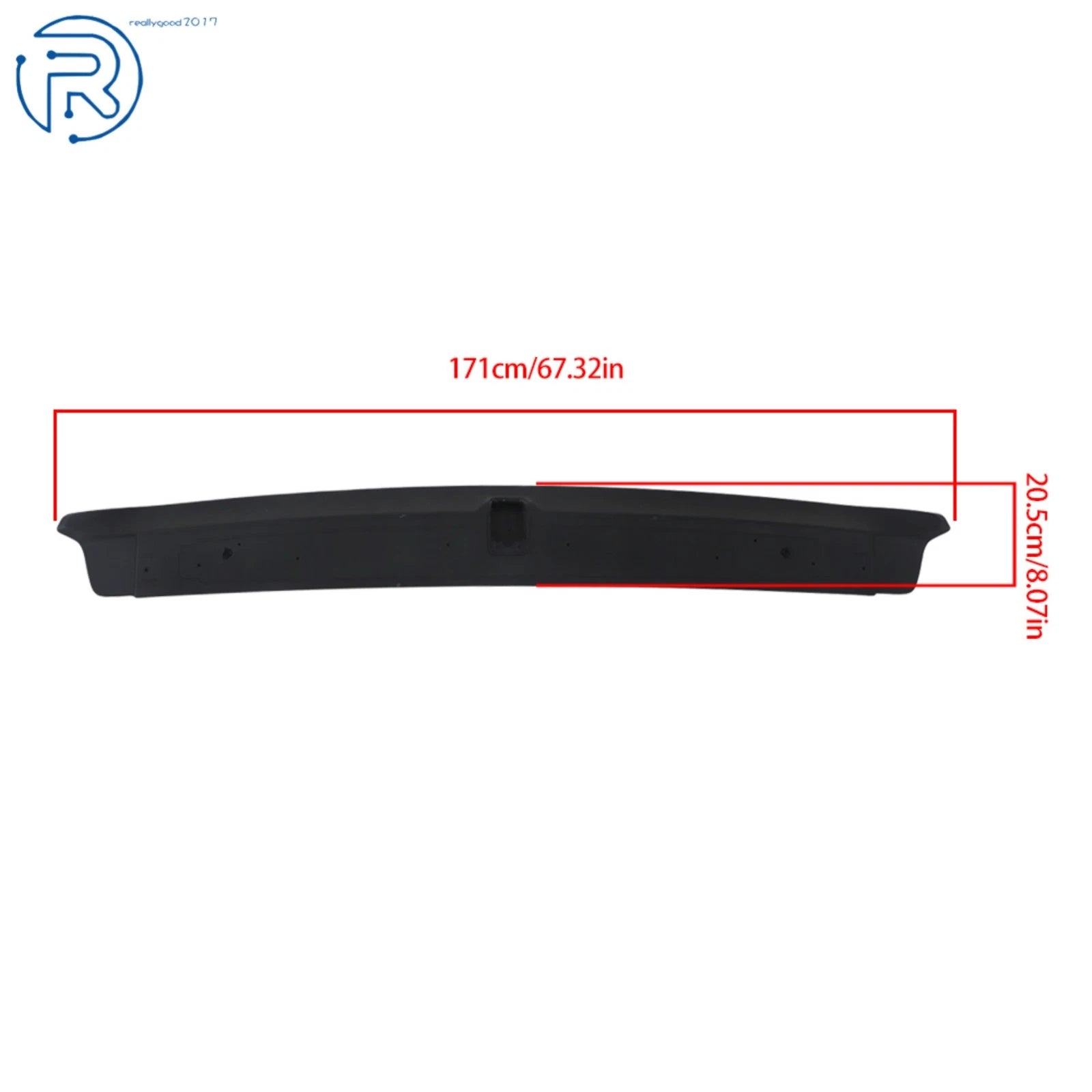 Trunk Spoiler for Dodge Challenger (2015-2024) Hellcat Style Black Plastic
