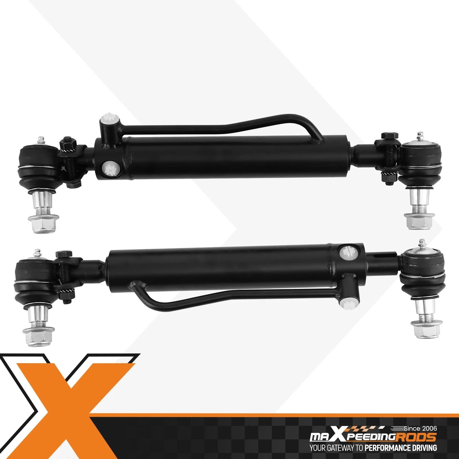 2X Steering Cylinder for Case 580C 580D 580E 580F 580SD 580SE 584D (1970–2023)