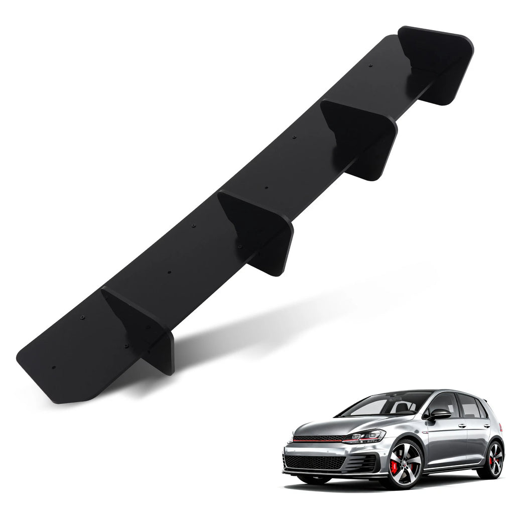 Bumper Lip Diffuser for VW Golf MK7 GTI (2015–2021) Black