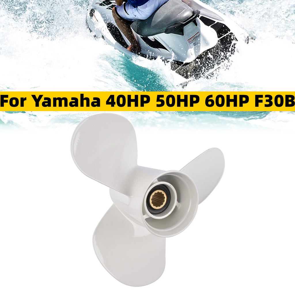 11-3/8 X 12-G Boat Propeller for Yamaha 40HP 50HP 60HP F30B (2-Stroke)