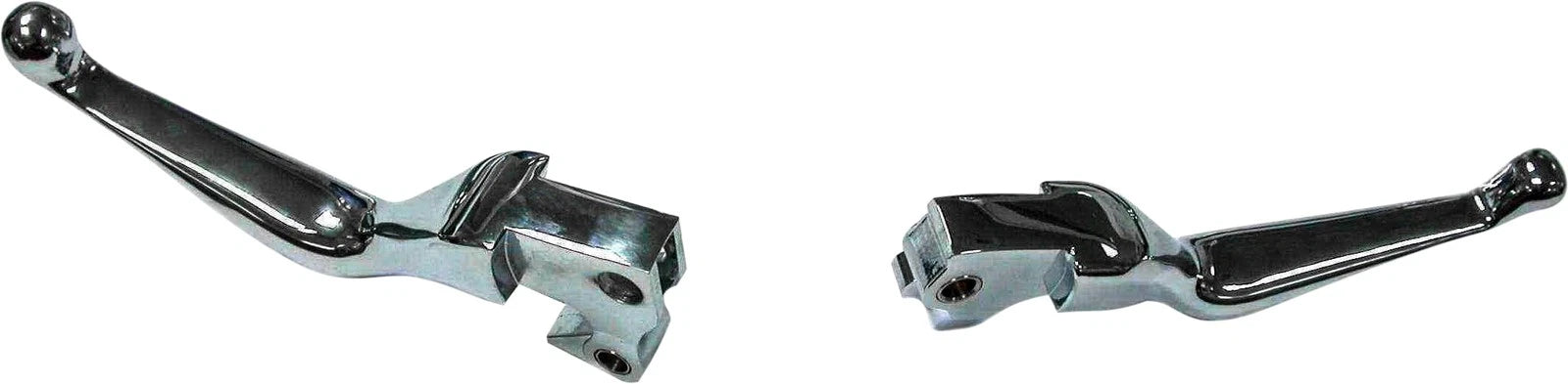 Chrome Brake & Clutch Lever Set for Harley Davidson XL883L & XL883N (2008–2016)