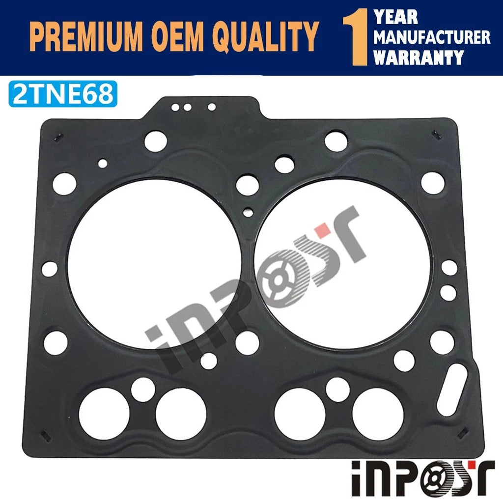 Full Overhaul Head Gasket Kit for Yanmar TB108 A2C Excavator (2TNE68, 2D68E)