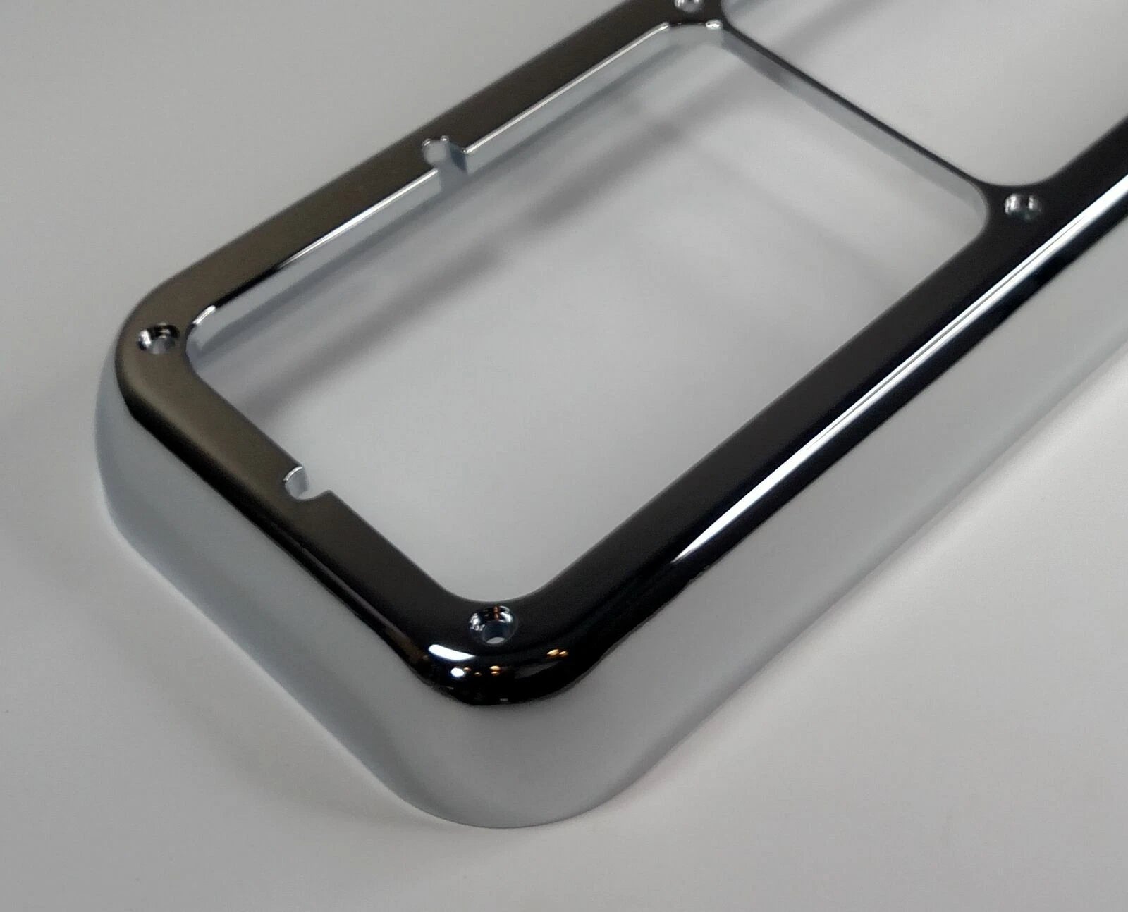 Chrome Plastic Headlight Bezel for Dual Rectangle 4x6 Headlamp (Fitment)