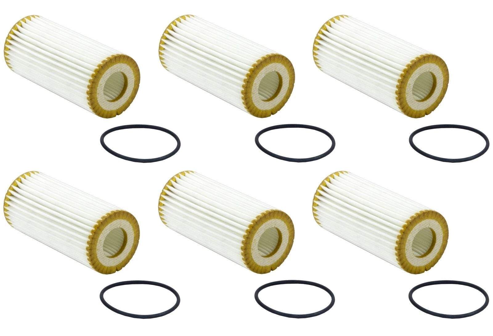 Set of 6 WIX Engine Oil Filters for Audi A3 A4 A6 Q3 A5 Quattro, VW Arteon Atlas Beetle GTI