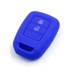 Blue Silicone Key Fob Cover for Honda Crider, Civic, Jade (2016–2021)