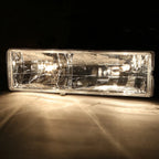 Chrome Housing Headlight + Amber Signal Lamp for Chevy C10 C/K (1994–1999)