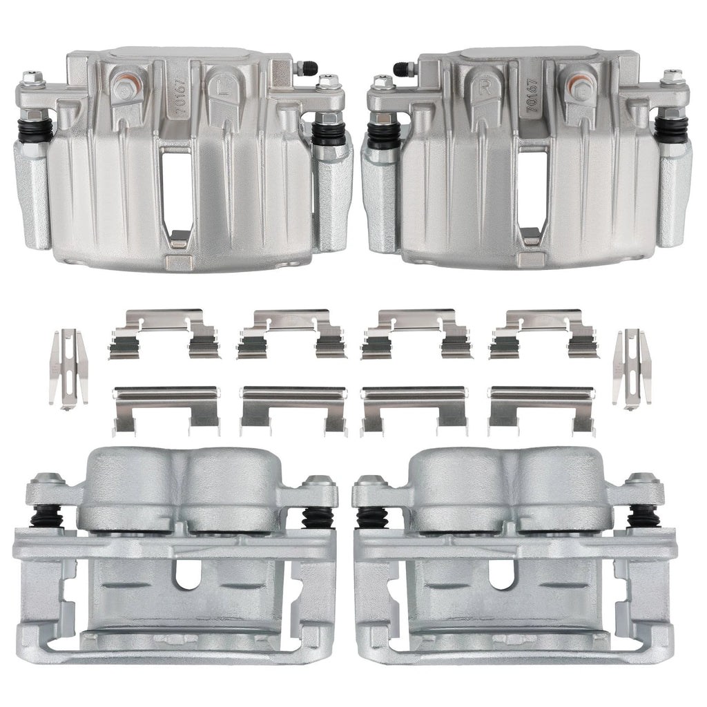 Front Rear Brake Calipers w/ Bracket for Cadillac Escalade (2002–2023)