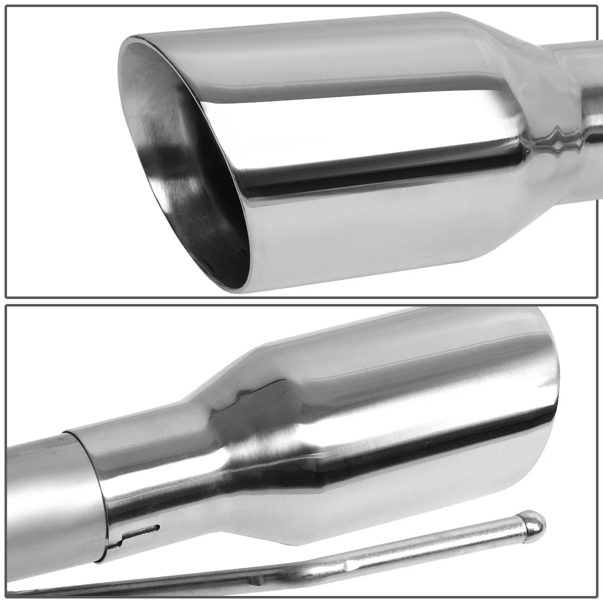 Exhaust Axle-Back + Tip for Ford Mustang 2.3L EcoBoost (2015–2020)