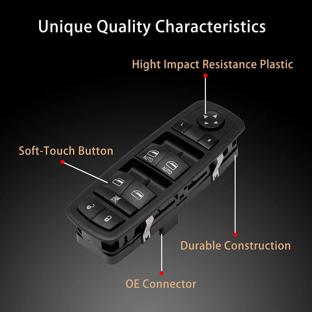 Master Power Window Switch for Dodge Grand Caravan Chrysler Town & Country (2012–2017)