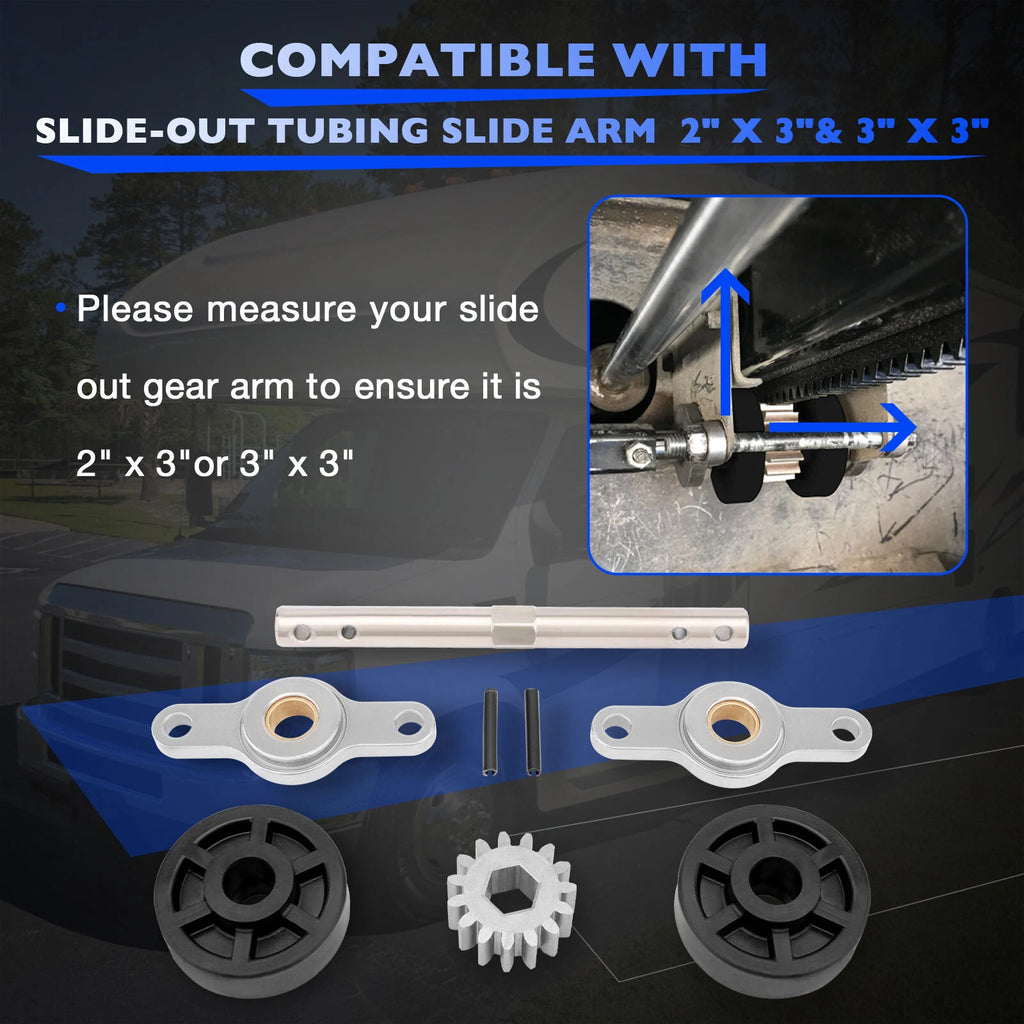 Slide-Out Gear Box for RV (3"x3" or 2"x3")