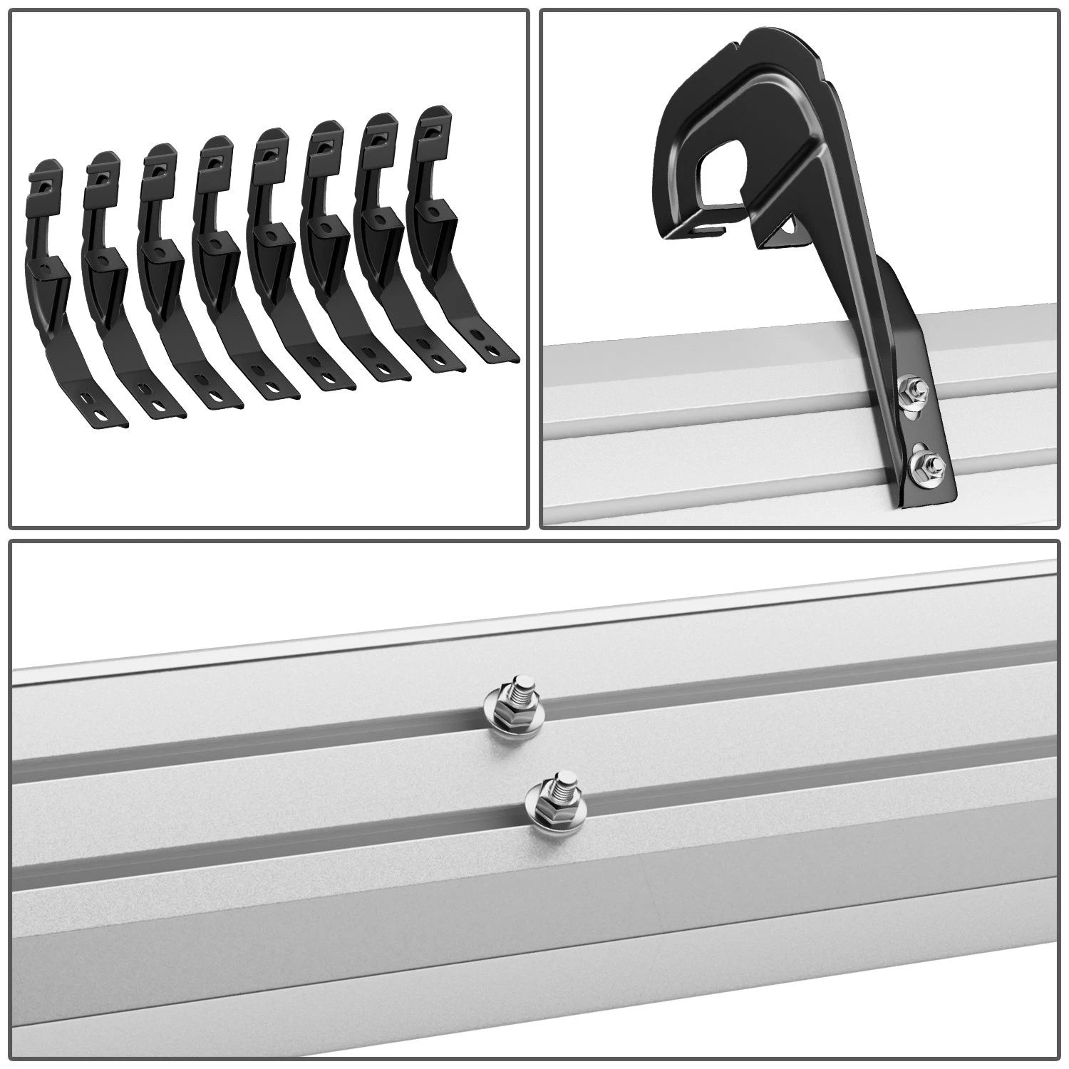 6" Aluminum Side Step Bars for Silverado Sierra Crew Cab (2019–2022)