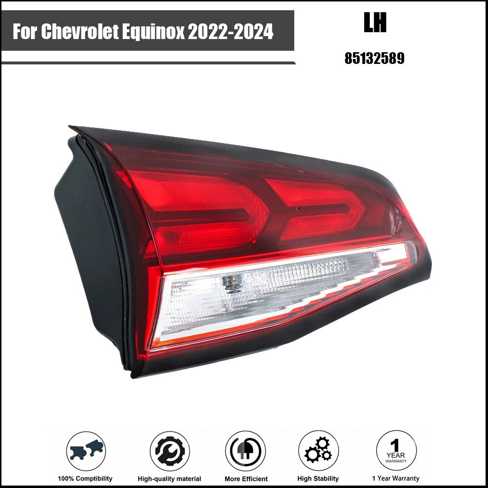 Rear LH Tail Light Assembly for Chevrolet Equinox (2022â2024) Black Halogen