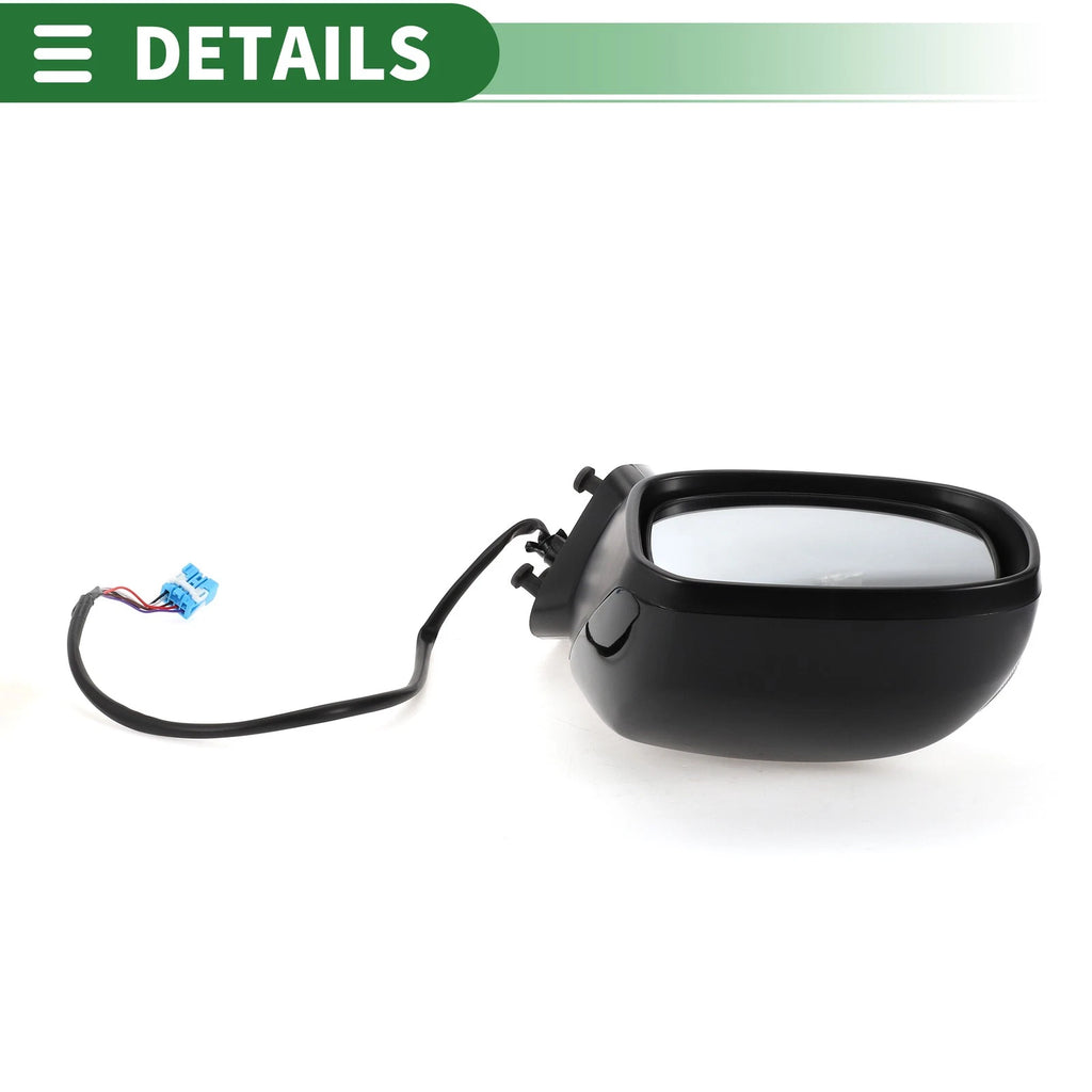 Left Side Door Mirror for Honda Civic (Manual Folding, Gloss Black)