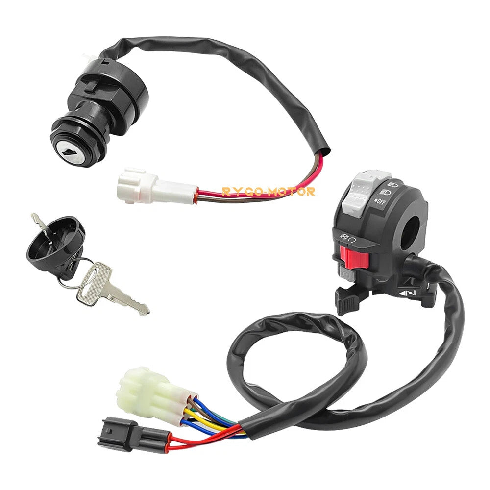 Start Stop Switch & Ignition Key Switch for Yamaha Bruin 250 350 (2004–2006)
