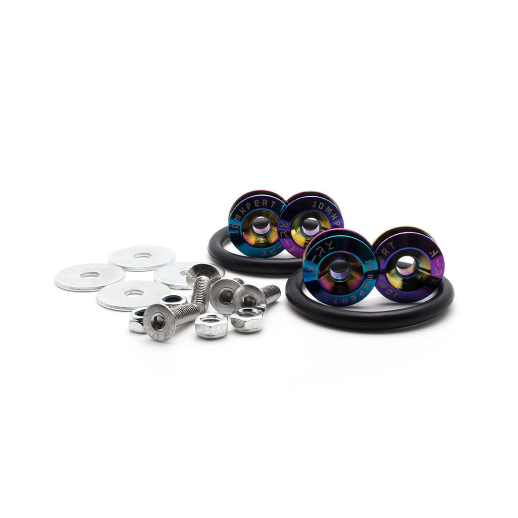 Neo Chrome Quick Release Fasteners for JDM (Rear, Front, Trunk, Fender) (-)