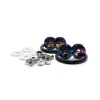 Neo Chrome Quick Release Fasteners for JDM (Rear, Front, Trunk, Fender) (-)