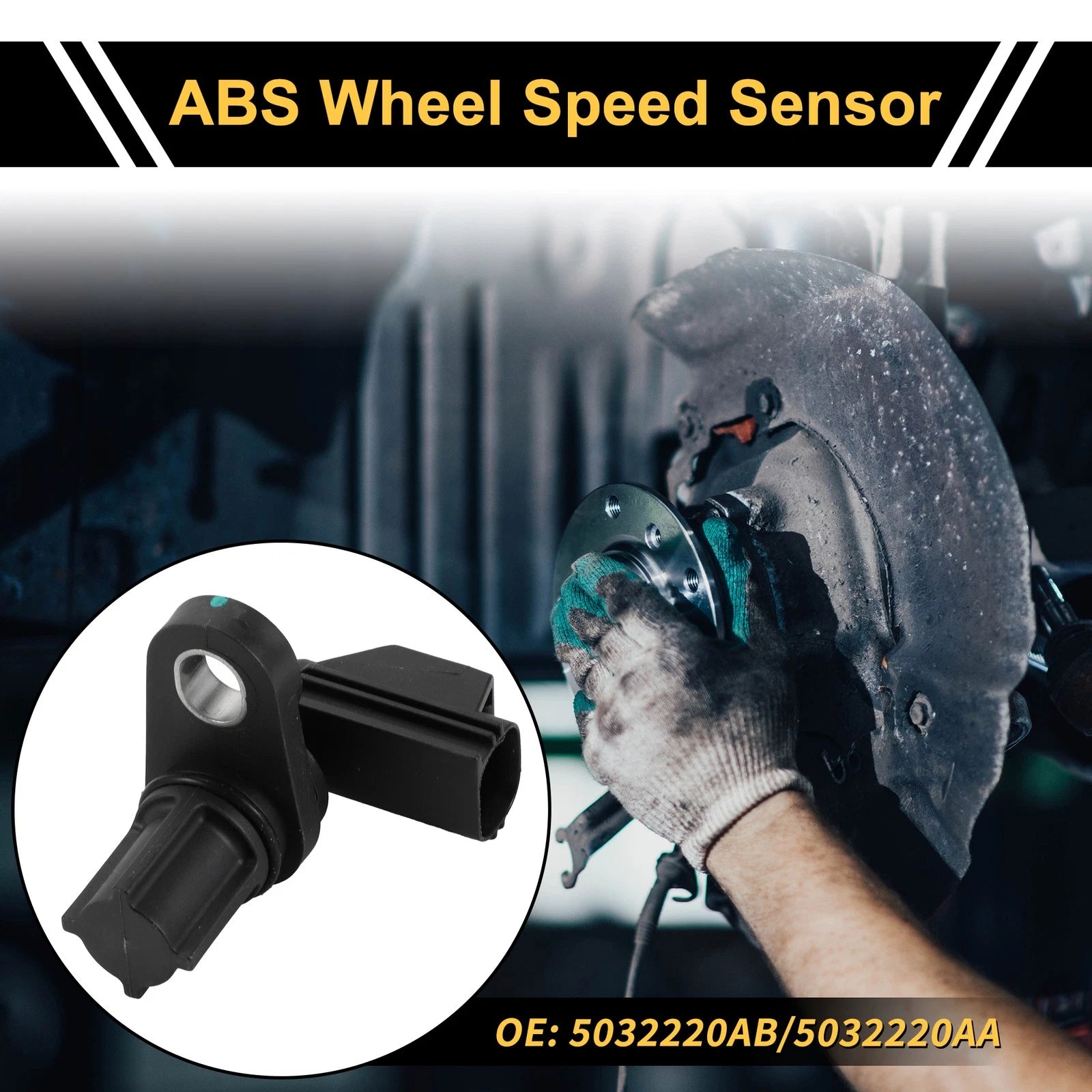 ABS Wheel Speed Sensor No. 5032220AB for Dodge Ram 2500 3500 (2006–2010)