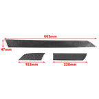 3 x RHD Carbon Fiber Dashboard Panel Cover Trim for Toyota Tundra (2014-2021)