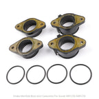 Set of 4 Carburetor Intake Manifold Boots for Suzuki GSF1250 Bandit (2007–2012)