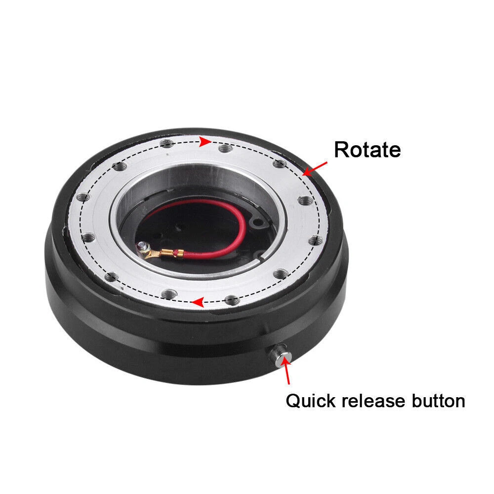 Steering Wheel Quick Release Adapter Kit for Universal Vehicles