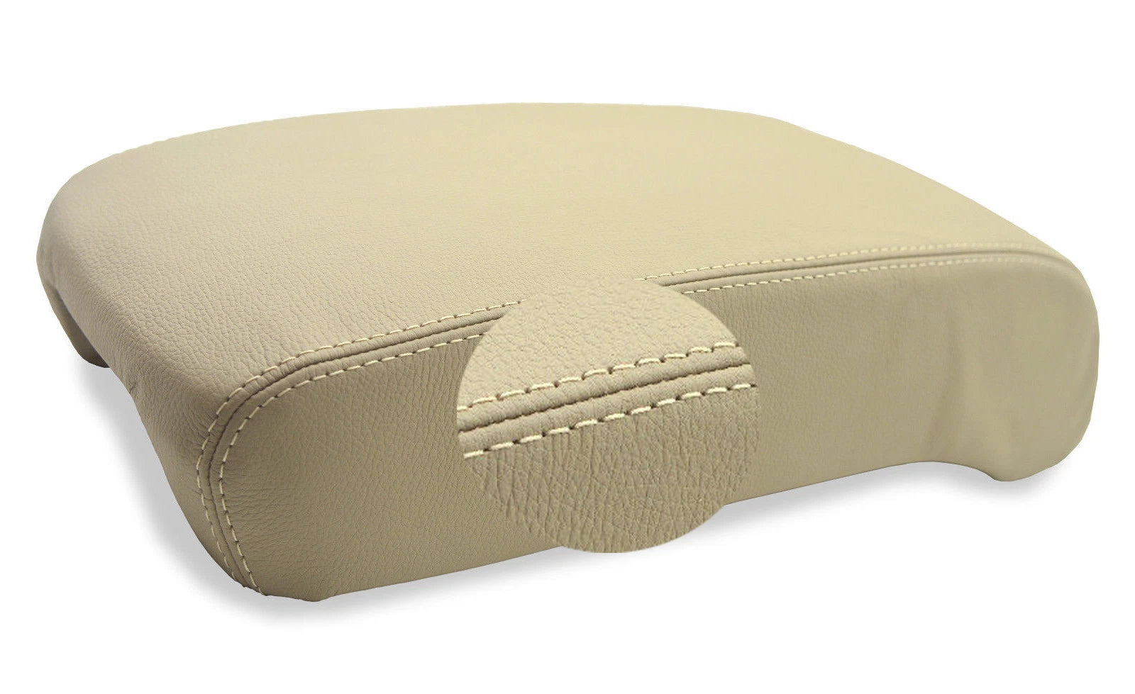 Leather Synthetic Center Console Armrest Cover for Lexus LS 430 (2001–2006) Beige