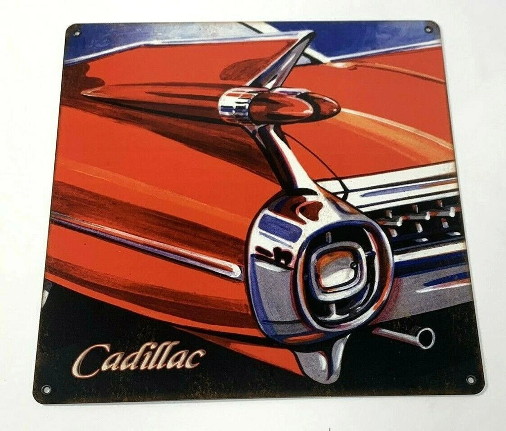Fin Tail Light Metal Sign for 1959 Cadillac Deville (1959–1959)