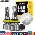 AUXITO H11 H8 LED Headlight Bulb Kit for Low Beam (6500K, 200W, 80000LM)